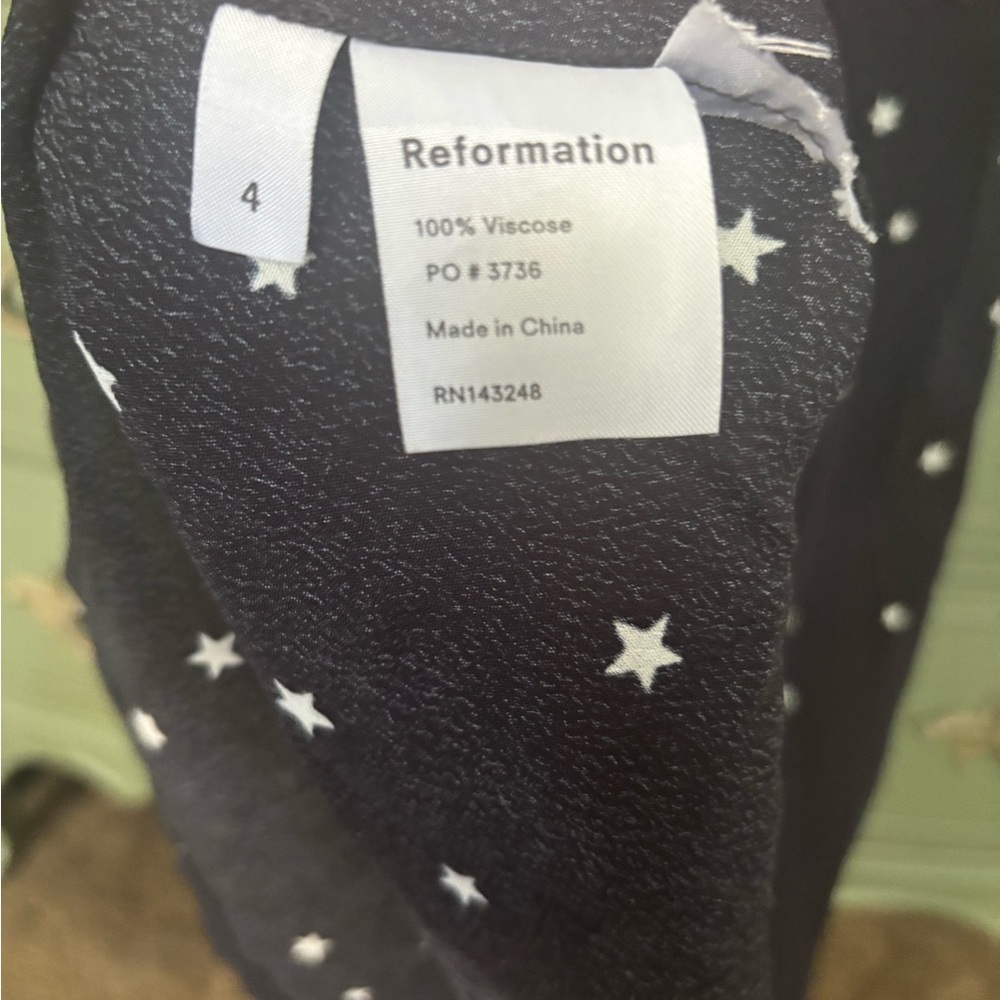 Reformation Midnight Star Slip Dress - Picture 4 of 4